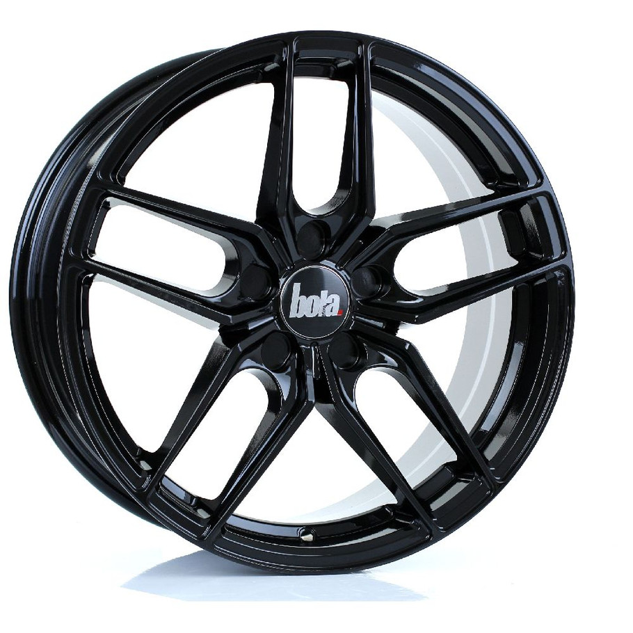 BOLA B11 18x8 5x118 GLOSS BLACK Custom Offset: ET30 TO ET45 www.srbpower.com