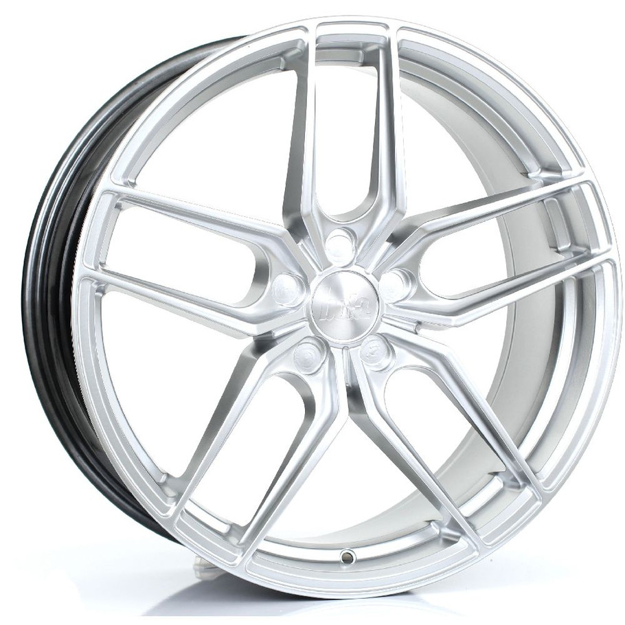 BOLA B11 20x8.5 5x120 HYPER SILVER Custom Offset: ET20 TO ET45 www.srbpower.com