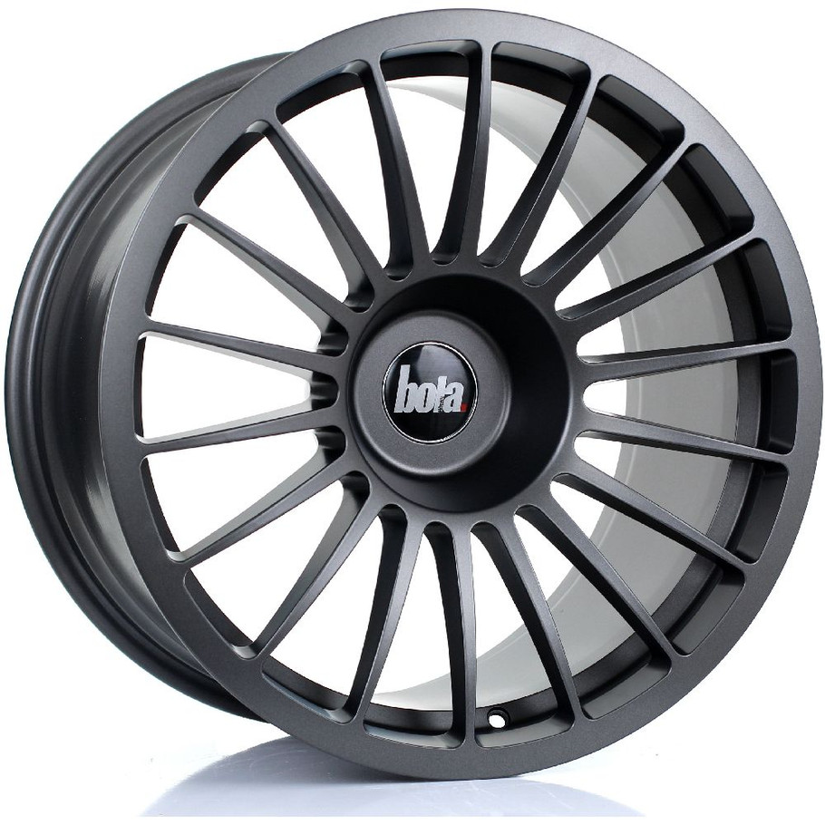 BOLA B14 18x10.5 5x98 MATT GUNMETAL Custom Offset: ET10 TO ET25 www.srbpower.com