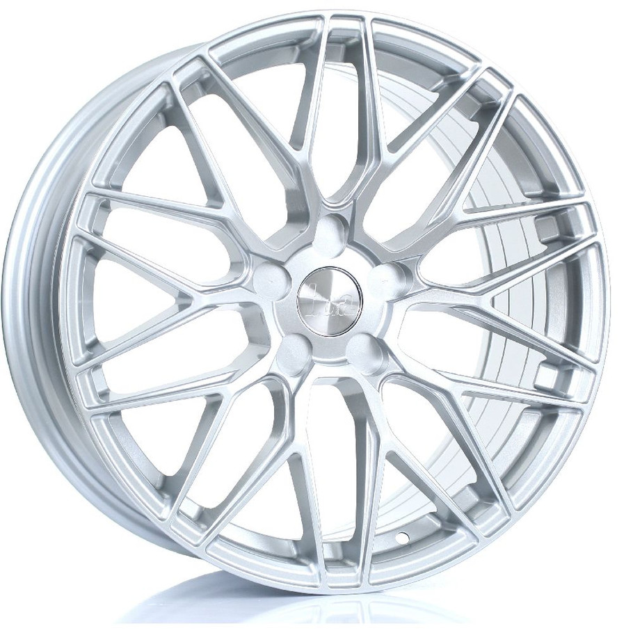 BOLA B17 18x8.5 5x105 CRYSTAL SILVER Custom Offset: ET25 TO ET45 www.srbpower.com