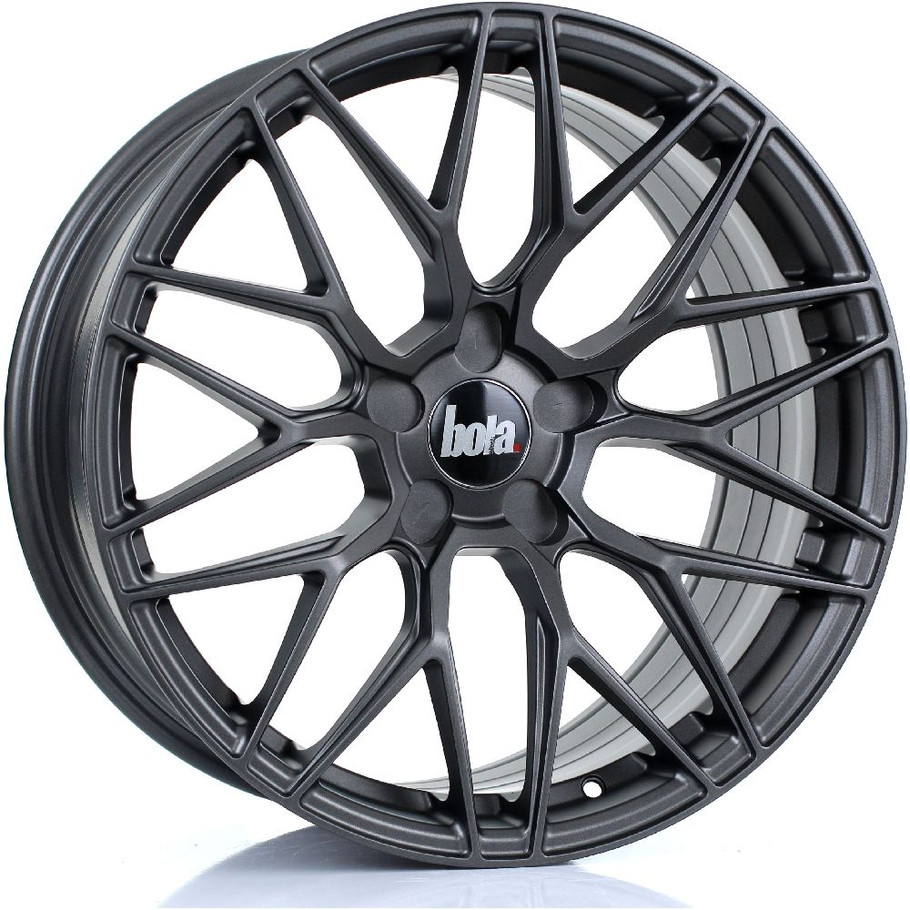 BOLA B17 19x9.5 5x98 MATT GUNMETAL Custom Offset: ET25 TO ET45 www.srbpower.com