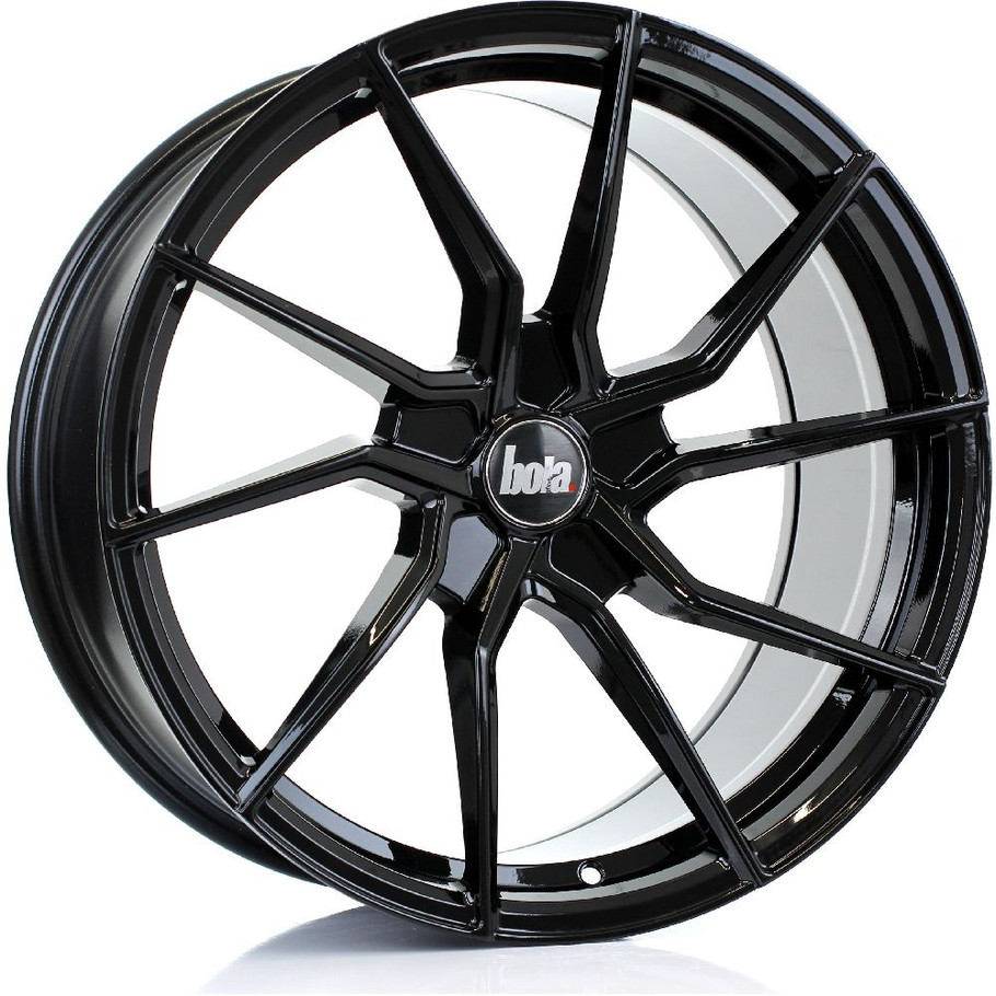 BOLA B25 19x9.5 5x100 GLOSS BLACK Custom Offset: ET25 TO ET45 www.srbpower.com