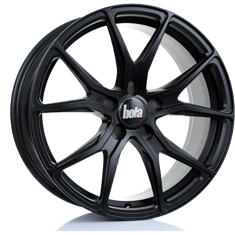 BOLA B6 18x8 5x115 MATT BLACK Custom Offset: ET30 TO ET45 www.srbpower.com