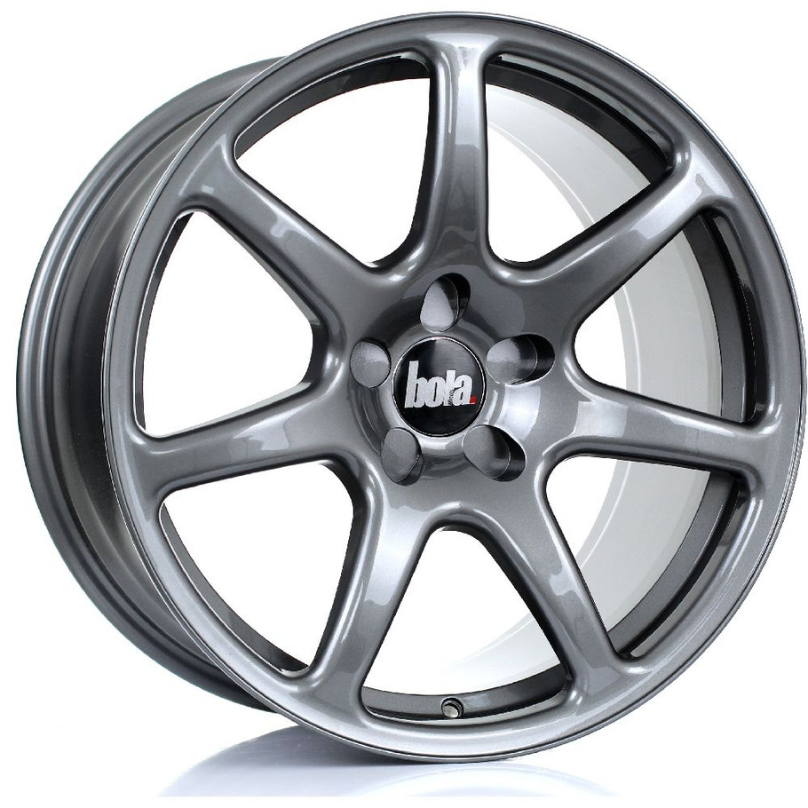 BOLA B7 18x9.5 5x100 GLOSS GUNMETAL Custom Offset: ET43 TO ET45 www.srbpower.com BOLA B7 18x9.5 5x100 GLOSS GUNMETAL Custom Offset: ET43 TO ET45 www.srbpower.com