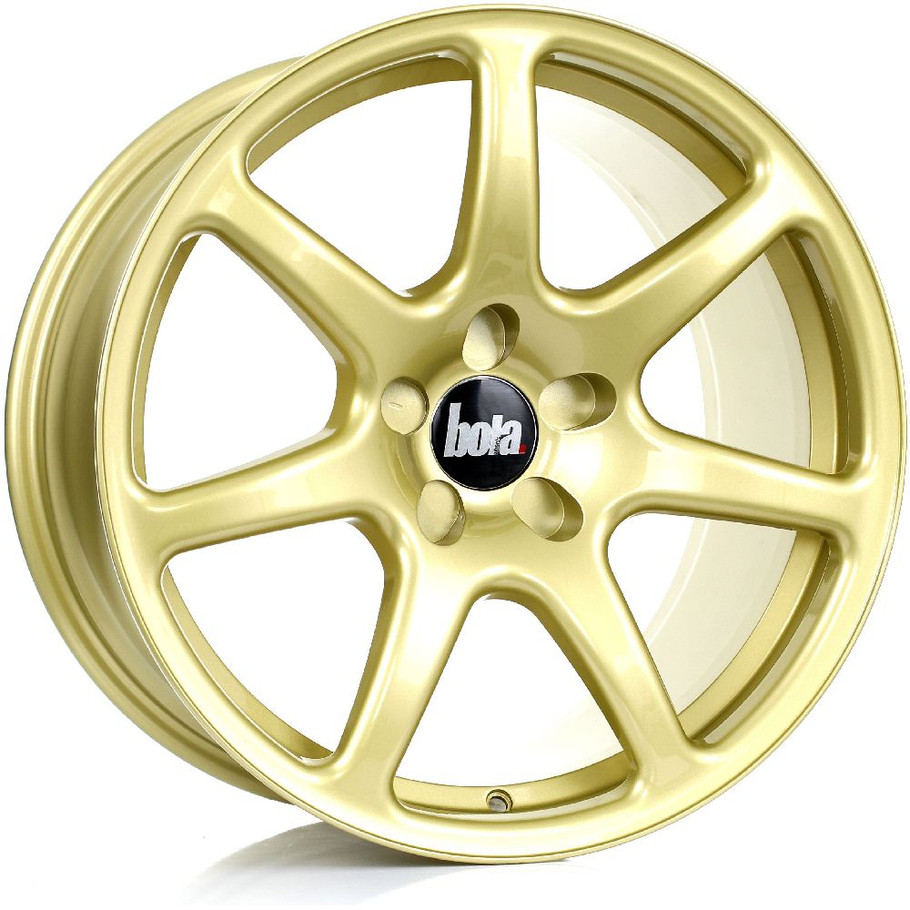 BOLA B7 18x9.5 5x130 GOLD Custom Offset: ET25 TO ET45 www.srbpower.com