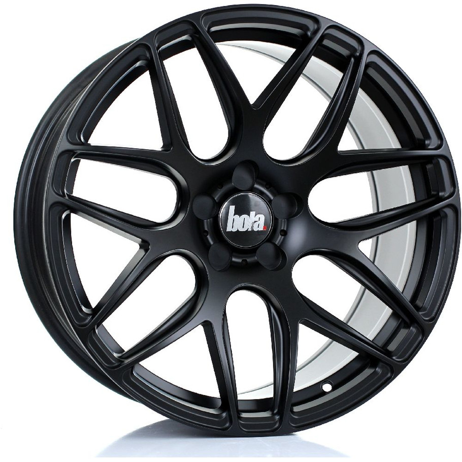 BOLA B8R 19x9.5 5x98 MATT BLACK Custom Offset: ET25 TO ET45 www.srbpower.com