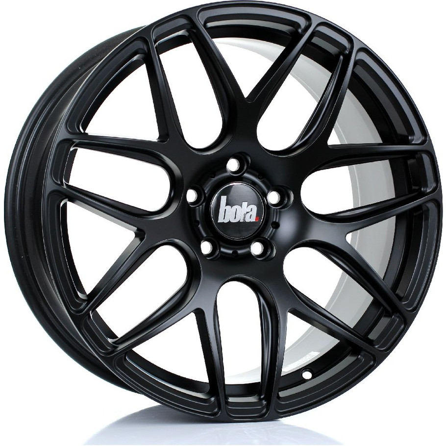 BOLA B8R 18x8.5 5x105 MATT BLACK Custom Offset: ET25 TO ET45 www.srbpower.com