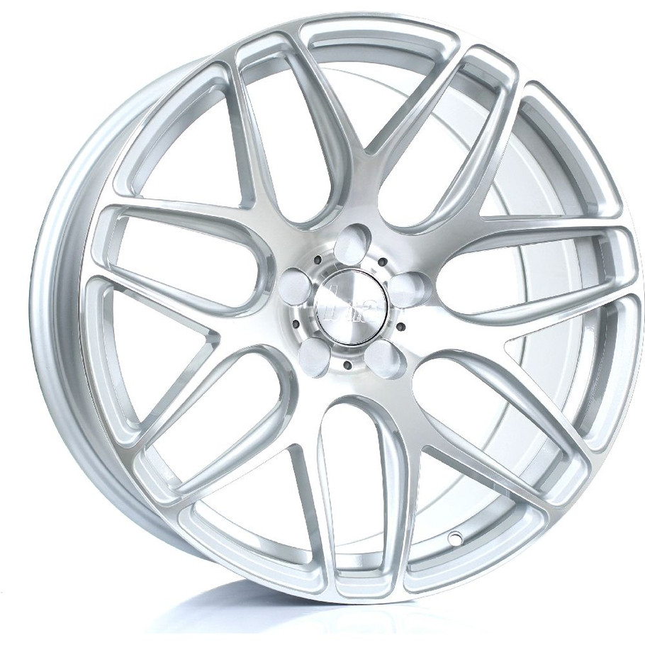 BOLA B8R 19x9.5 5x100 SILVER POLISHED FACE Custom Offset: ET25 TO ET45 www.srbpower.com