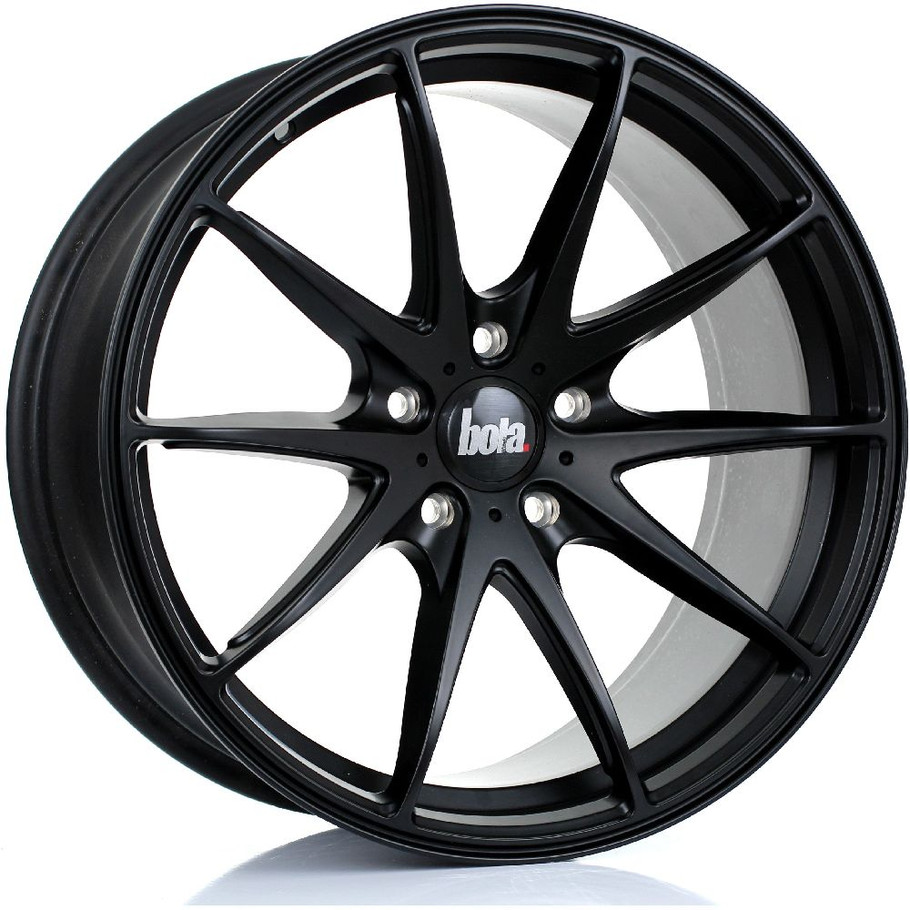 BOLA B9 18x9 5x114 MATT BLACK Custom Offset: ET30 TO ET45 www.srbpower.com