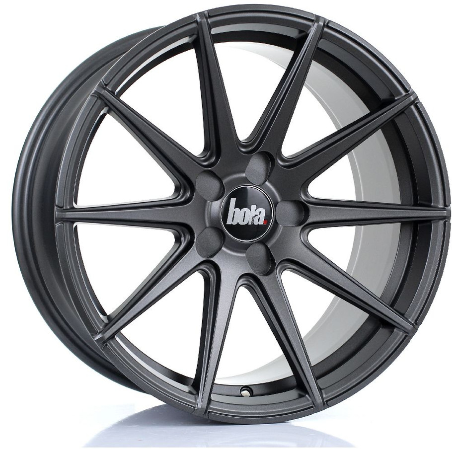 BOLA CSR 18x9 5x98 MATT GUNMETAL Custom Offset: ET25 TO ET45 www.srbpower.com