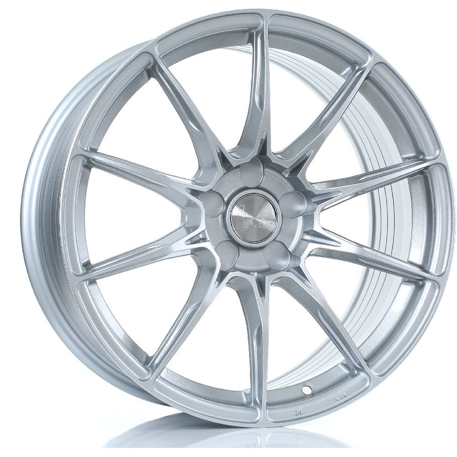 BOLA FLB 18x8.5 5x105 CRYSTAL SILVER Custom Offset: ET25 TO ET45 www.srbpower.com