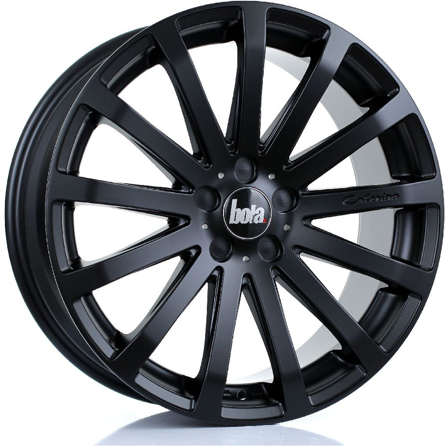 BOLA XTR 20x8.5 5x112 MATT BLACK Custom Offset: ET20 TO ET55 www.srbpower.com