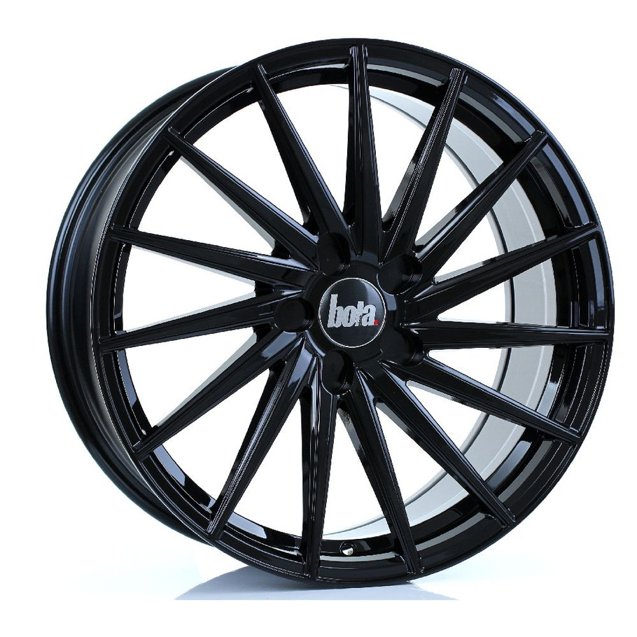 BOLA ZFR 19x8.5 5x110 GLOSS BLACK Custom Offset: ET25 TO ET45 www.srbpower.com