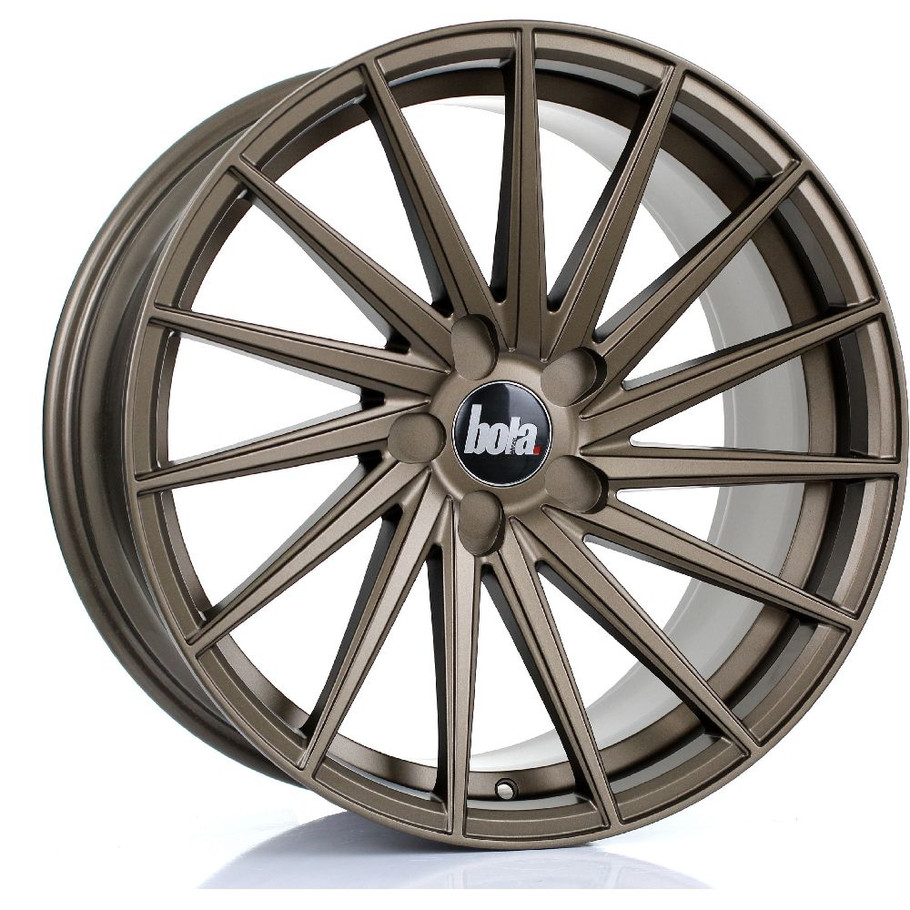 BOLA ZFR 19x9.5 5x100 MATT BRONZE Custom Offset: ET25 TO ET45 www.srbpower.com