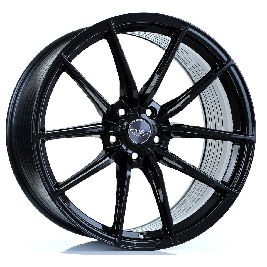 JUDD MODEL THREE 20x10 5x100 GLOSS BLACK Custom Offset: ET42 TO ET45 www.srbpower.com