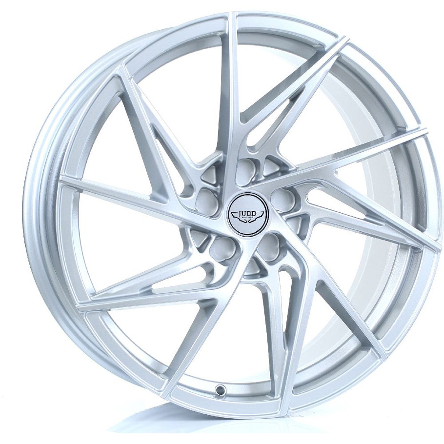 JUDD MODEL TWO 20x8.5 5x115 ARGENT SILVER Custom Offset: ET20 TO ET45 www.srbpower.com