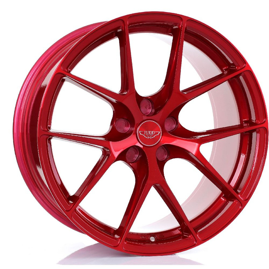 JUDD T325 19x9.5 5x110 CANDY RED Custom Offset: ET20 TO ET42 www.srbpower.com