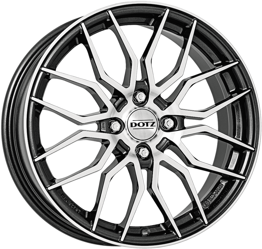 Dotz Limerock Dark 16x6.5 ET35 4x98 Gunmetal / polished