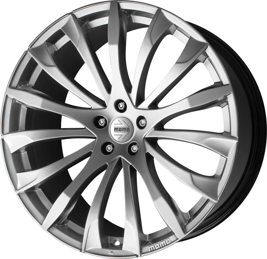 DRC DMV 18x8 ET45 5x112 Black / Polished Face