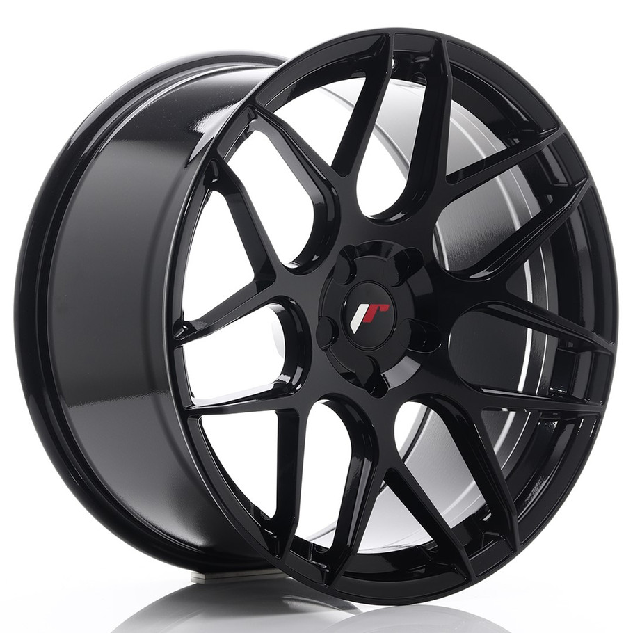 JR Wheels JR18 20x10 ET20-45 5H CUSTOM PCD Glossy Black www.srbpower.com