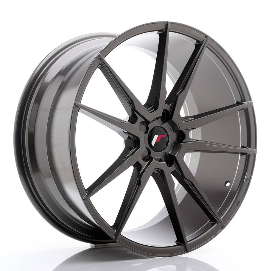 JR Wheels JR21 22x10.5 ET15-52 5H CUSTOM PCD Hyper Gray www.srbpower.com