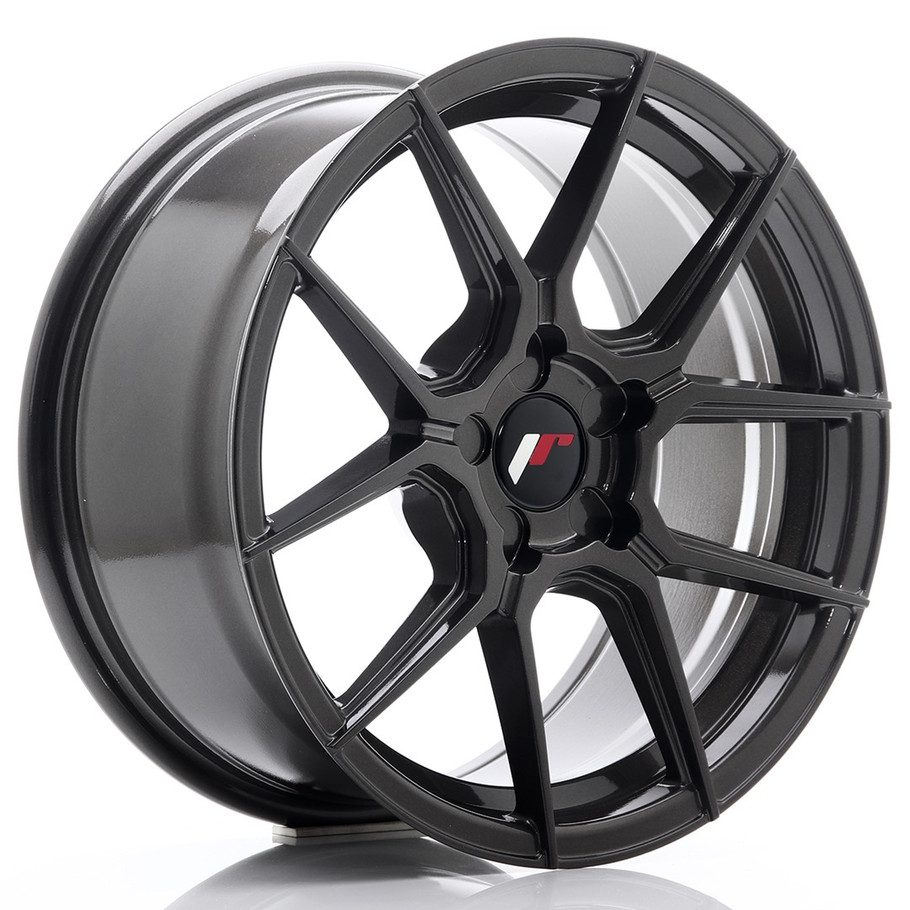 JR Wheels JR30 17x8 ET20-40 5H CUSTOM PCD Hyper Gray www.srbpower.com