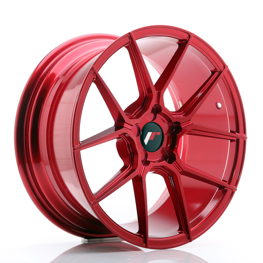 JR Wheels JR30 18x8.5 ET20-40 5H BLANK Platinum Red