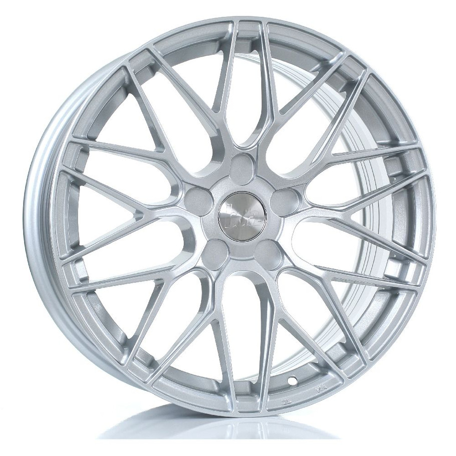 Bola B17 17x8 5x115 Crystal Silver CUSTOM OFFSET: ET35 TO 45 www.srbpower.com