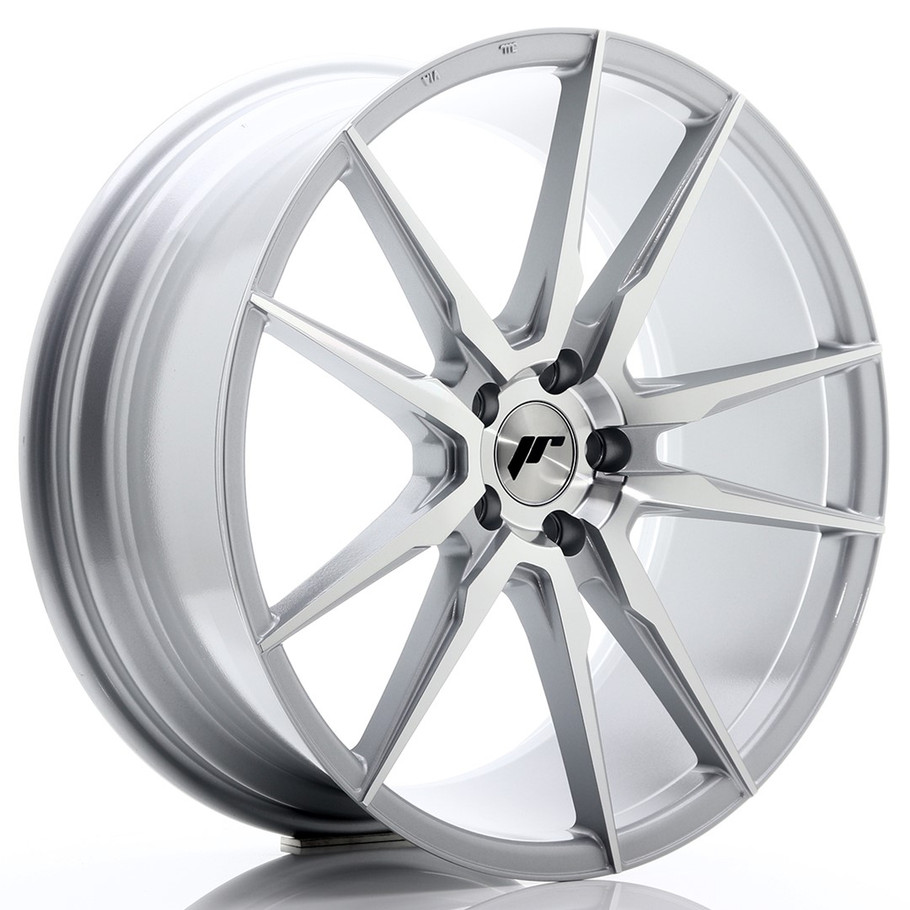 JR Wheels JR21 20x8.5 ET40 5x1143 Silver Machined Face www.srbpower.com