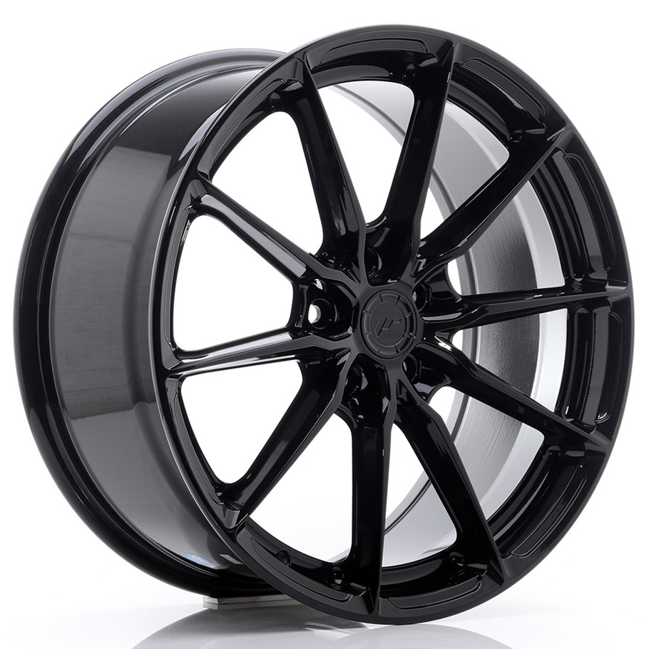 JR Wheels JR37 19x8.5 ET35 5x112 Glossy Black www.srbpower.com