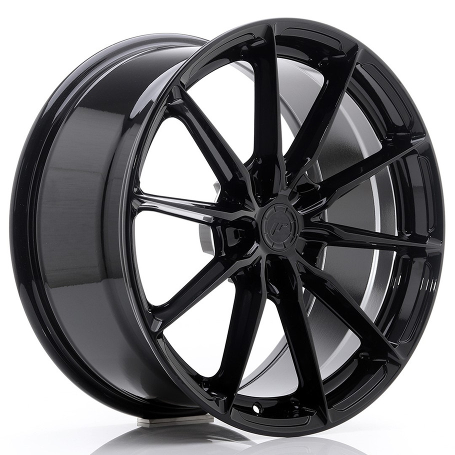 JR Wheels JR37 19x8.5 ET35-45 5H CUSTOM PCD Glossy Black www.srbpower.com