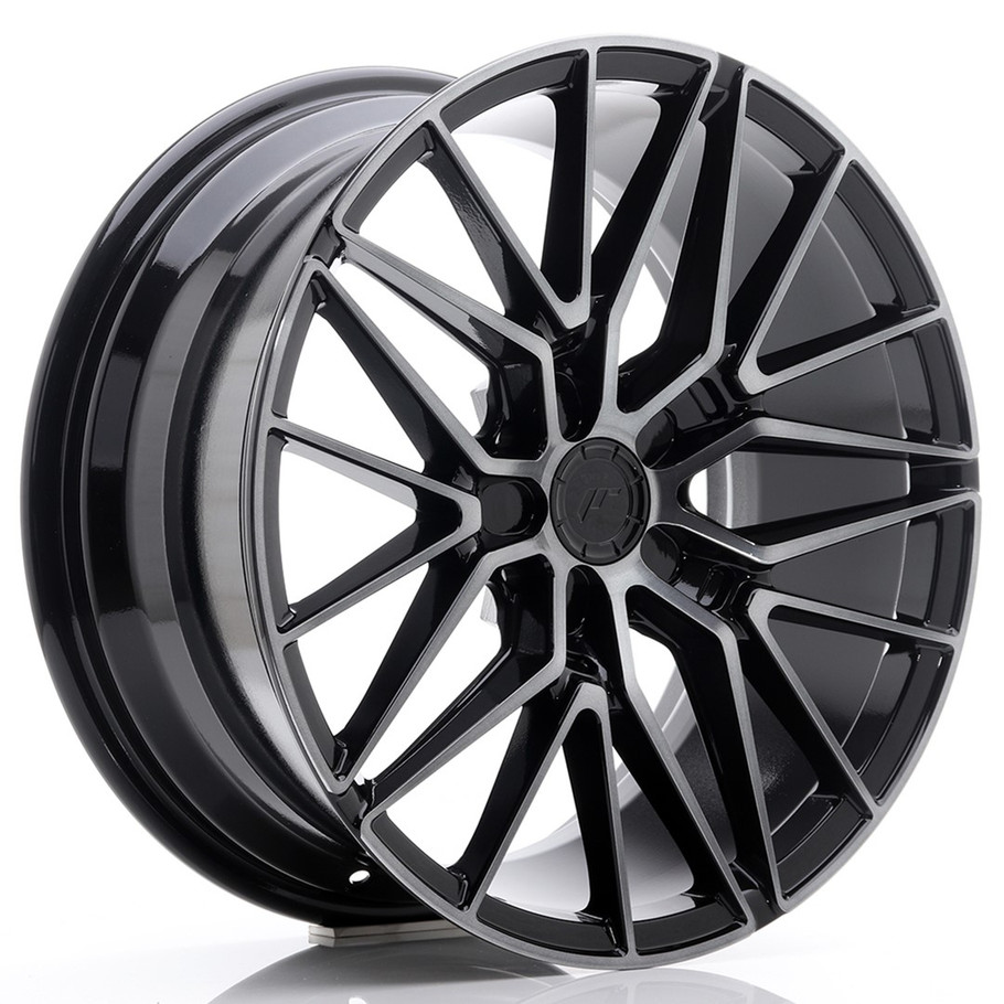 JR Wheels JR38 18x8 ET35-42 5H CUSTOM PCD Black Brushed w/Tinted Face www.srbpower.com