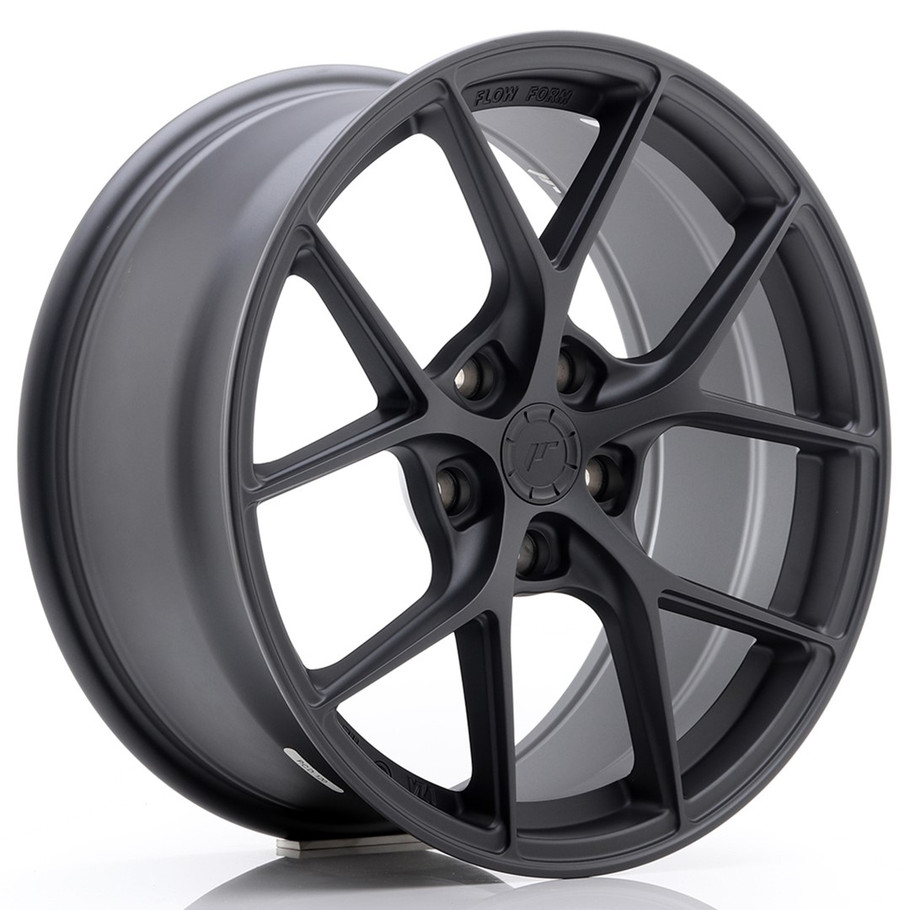 JR Wheels SL01 18x8 ET40 5x112 Matt Gun Metal www.srbpower.com