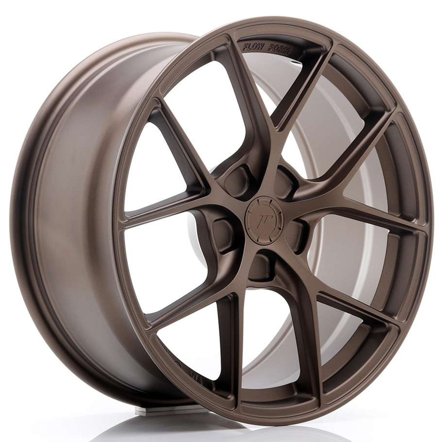 JR Wheels SL01 18x8.5 ET35-42 5H CUSTOM PCD Matt Bronz www.srbpower.com