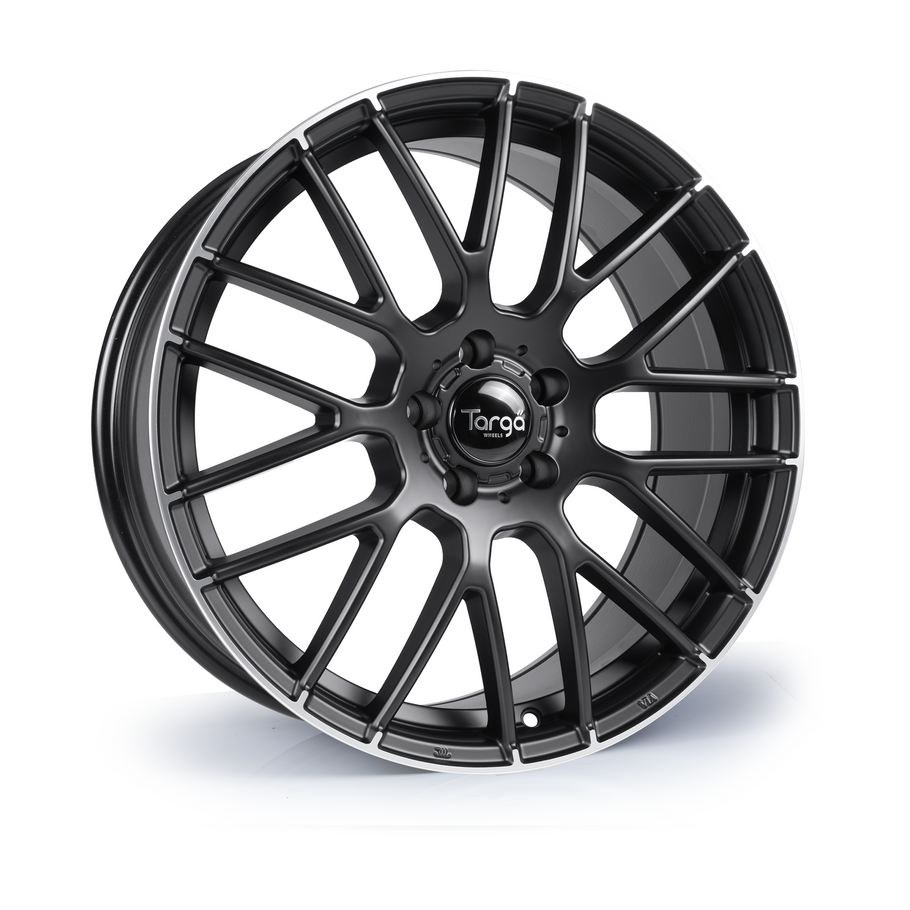 Targa TG2 19 inch 5x108 Gloss Black / Polished Lip Tip www.srbpower.com