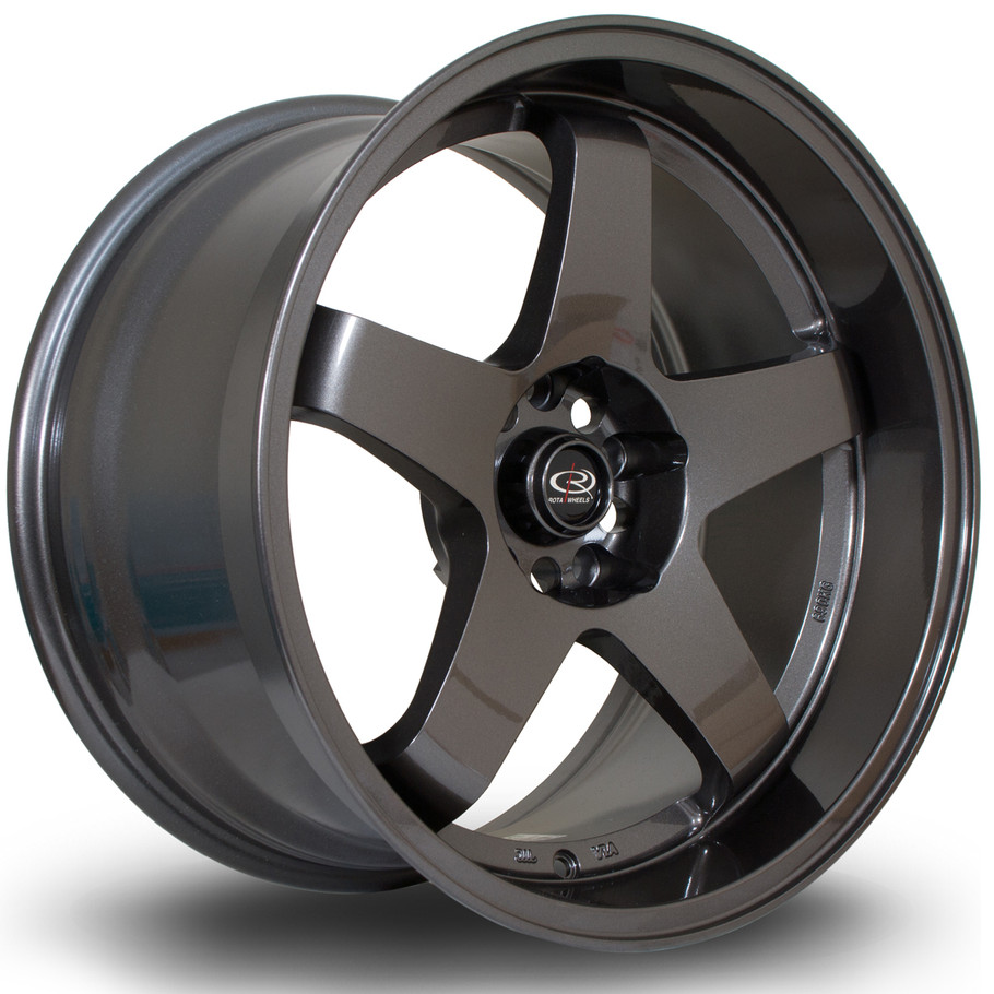 Rota GTR-D 18x10 ET12 5x114.3 73mm Gunmetal (45R21018D1P12PCGM0730) www.srbpower.com