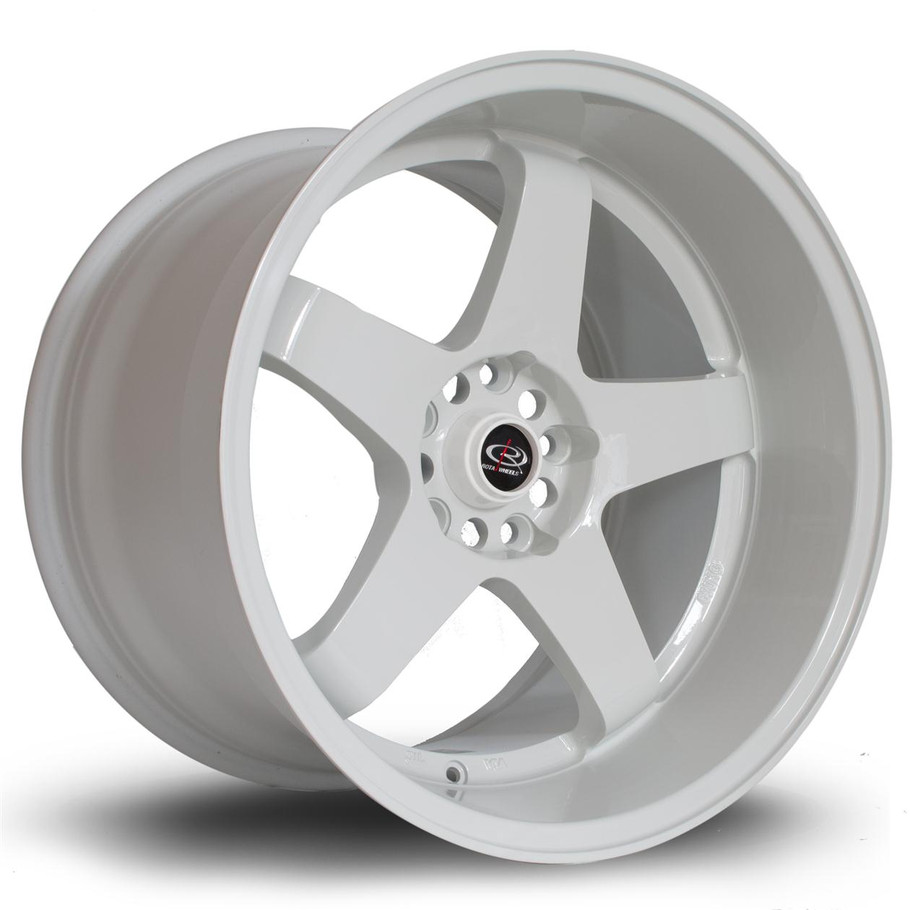 Rota GTR-D 18x12 ET0 5x114.3 73mm White (45R31218D1P00PCWH0730) www.srbpower.com