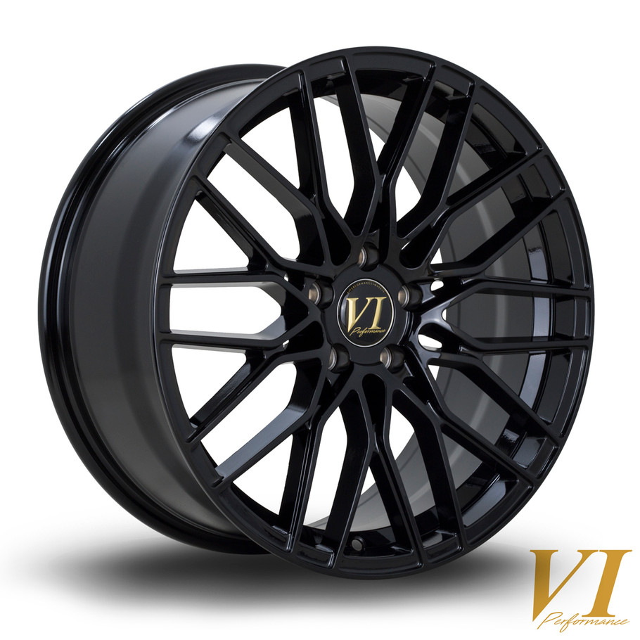 6 Performance Munich 19x8.5 ET45 5x112 73mm Black www.srbpower.com