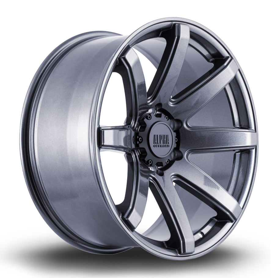 Alfa OffRoad Nomad 20x9 ET10 6x139 106.1mm HGrey (AO-NOMA9020G1P10PCHG1061) www.srbpower.com