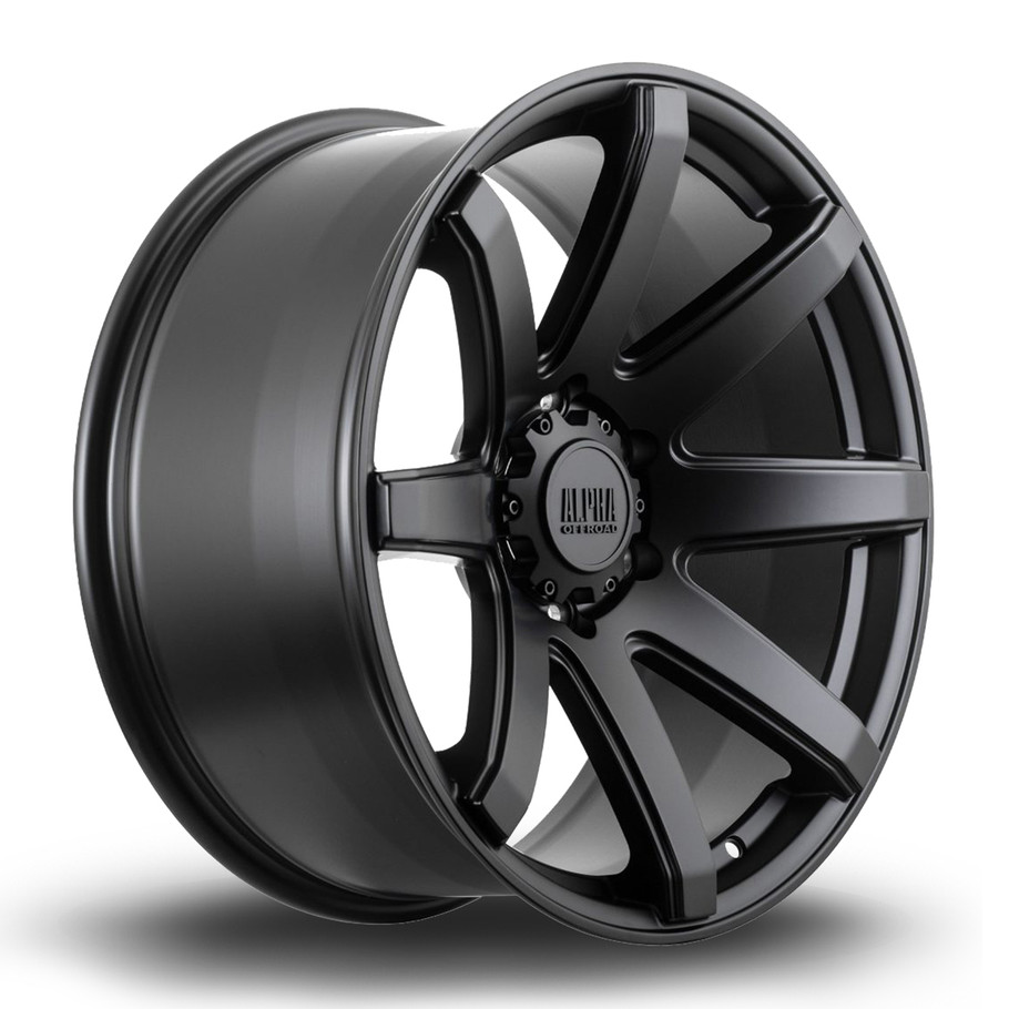 Alfa OffRoad Nomad 20x9 ET10 6x114.3 66.1mm SBlack (AO-NOMA9020Q1P10PCFB0661) www.srbpower.com