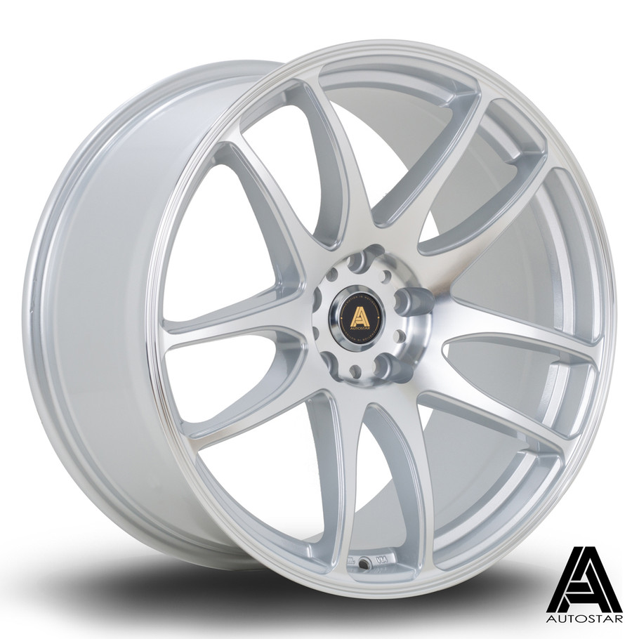 Autostar A510 19x9.5 ET35 5x114.3 73mm RFSilver (AS-A5109519D1P35RFPS0730) www.srbpower.com