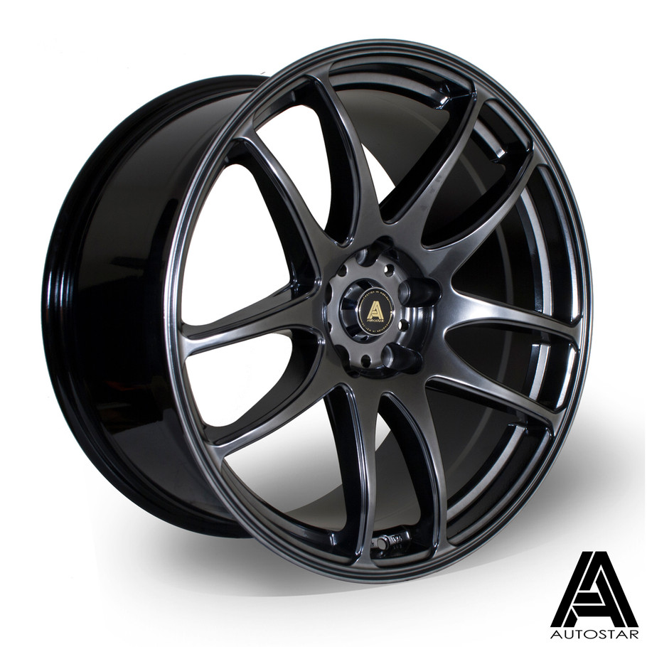 Autostar A510 19x9.5 ET30 5x120 74.1mm HBlack (AS-A5109519K1P30PCHB0741) www.srbpower.com