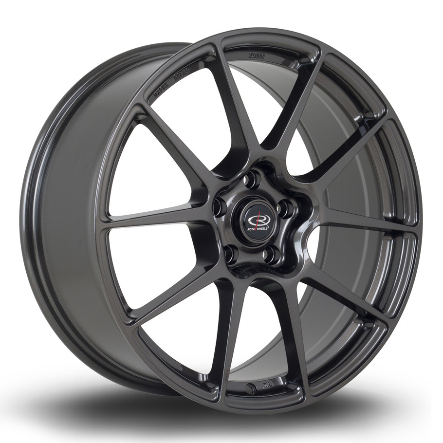 Rota AR10 19x8.5 ET44 5x114.3 73mm Gunmetal (GARA8519D1P44PCGM0730) www.srbpower.com