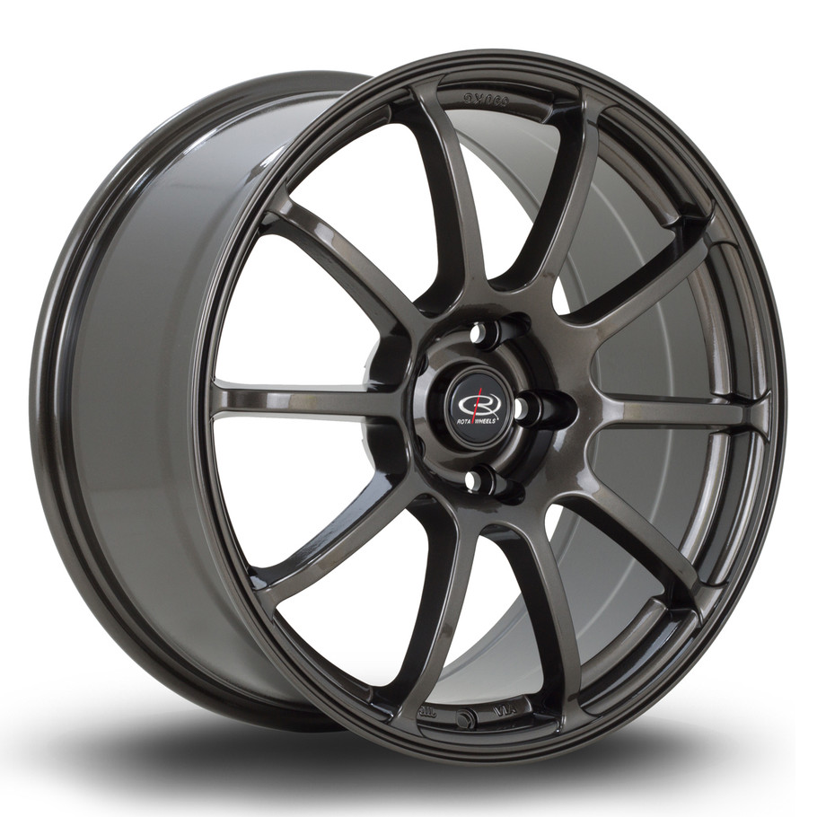 Rota Force2 18x8.5 ET45 5x112 73mm Gunmetal (GF2F8518E1P45PCGM0730) www.srbpower.com