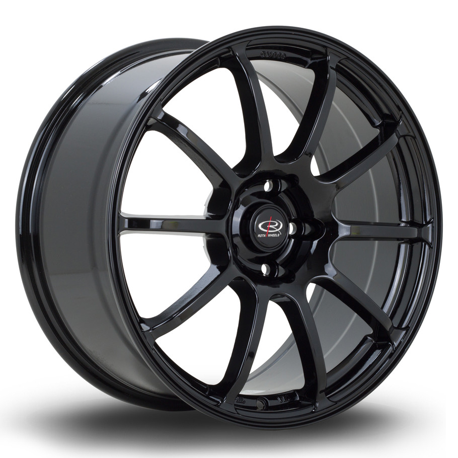 Rota Force2 18x8.5 ET45 5x120 76.1mm Black (GF2F8518K1P45PCYB0761) www.srbpower.com