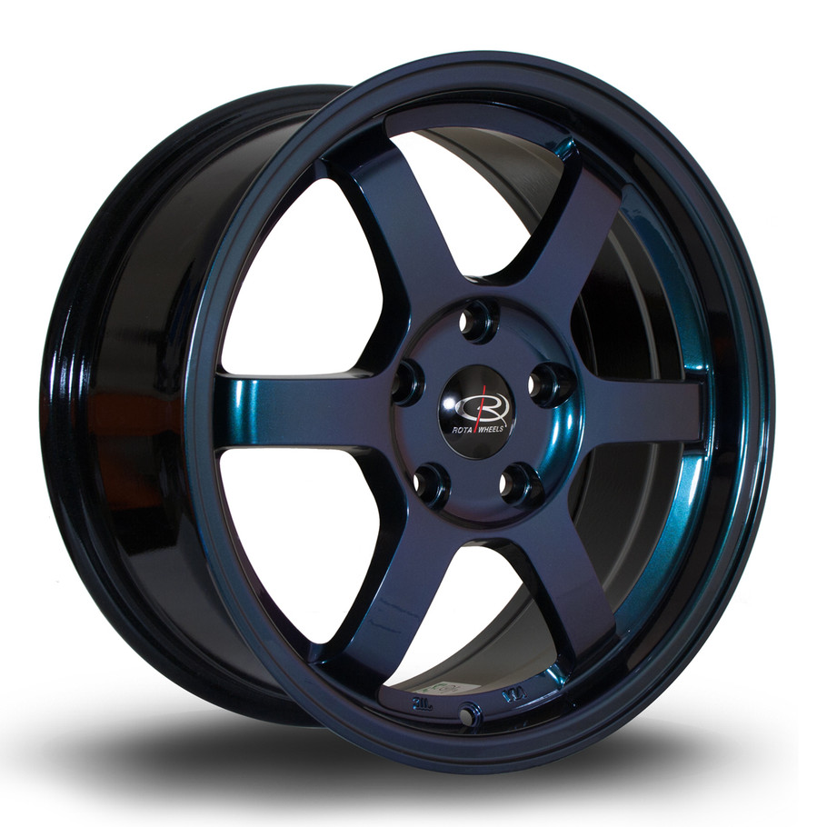 Rota Grid 16x7 ET40 5x114.3 73mm NeoChrome (GRID7016D1P40PCCM0730) www.srbpower.com