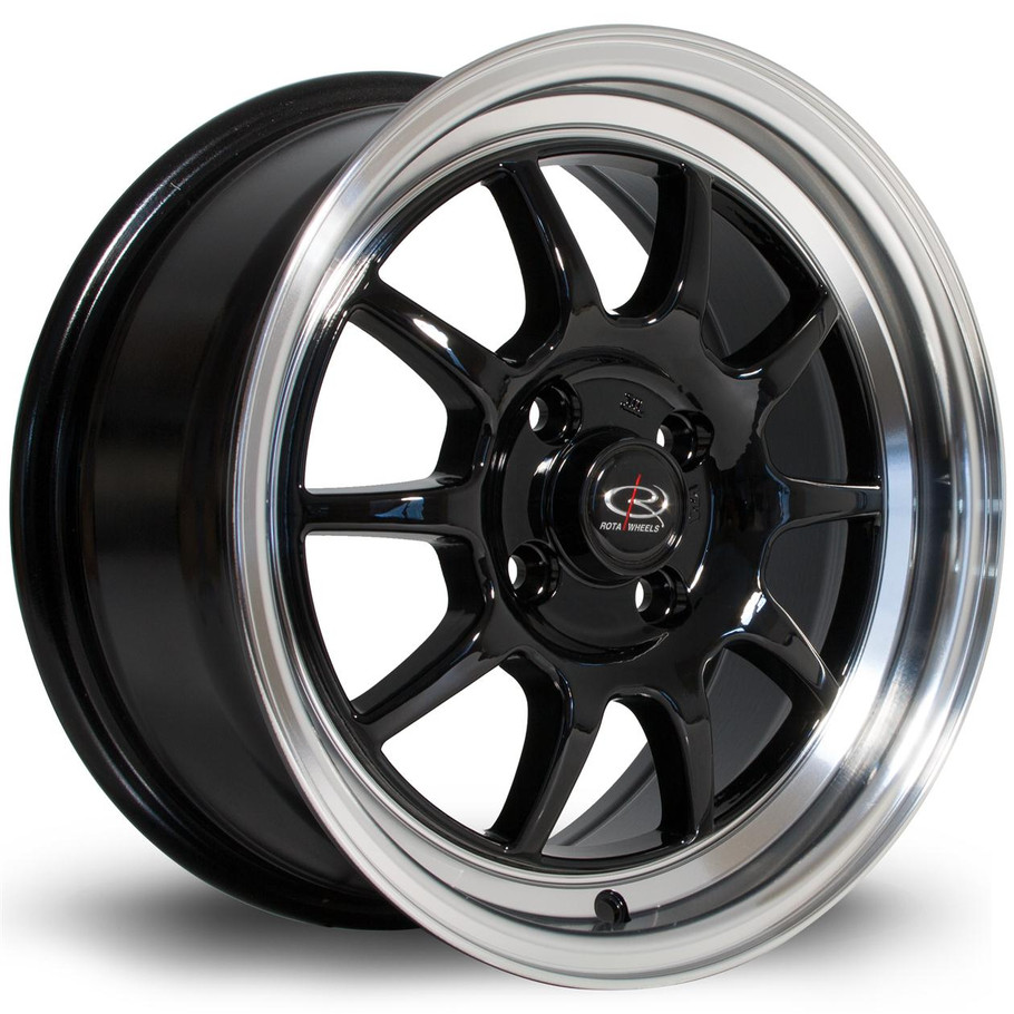 Rota GT3 15x7 ET40 4x100 67.1mm RLBlack (GT317015C1P40RLYB0671) www.srbpower.com