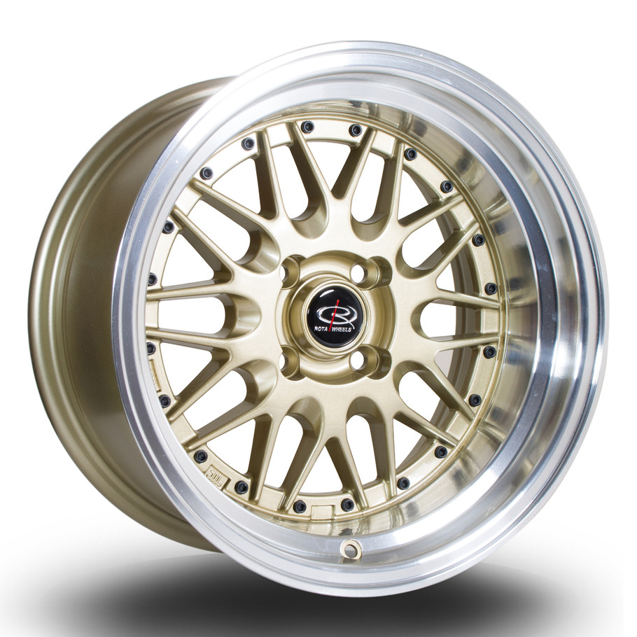 Rota Kensei 15x8 ET0 4x100 67.1mm RLGold (KENS8015C1P00RLPG0671) www.srbpower.com