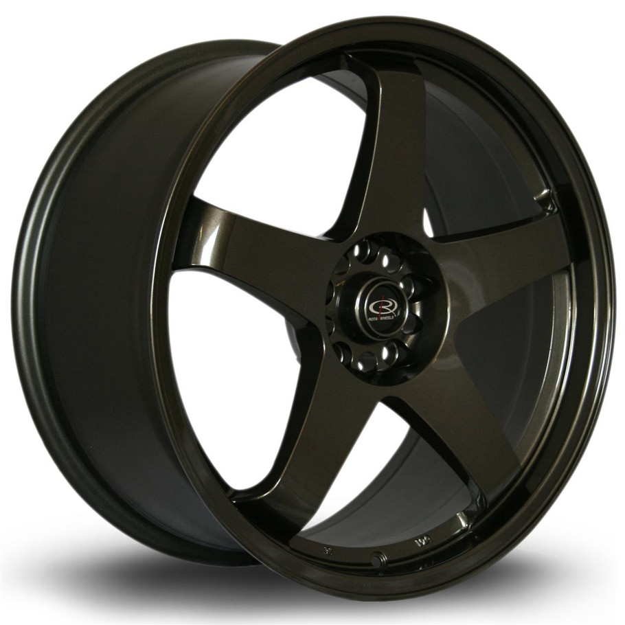 Rota GTR 19x9 ET20 5x114.3 73mm Gunmetal (P45F9019D1P20PCGM0730) www.srbpower.com