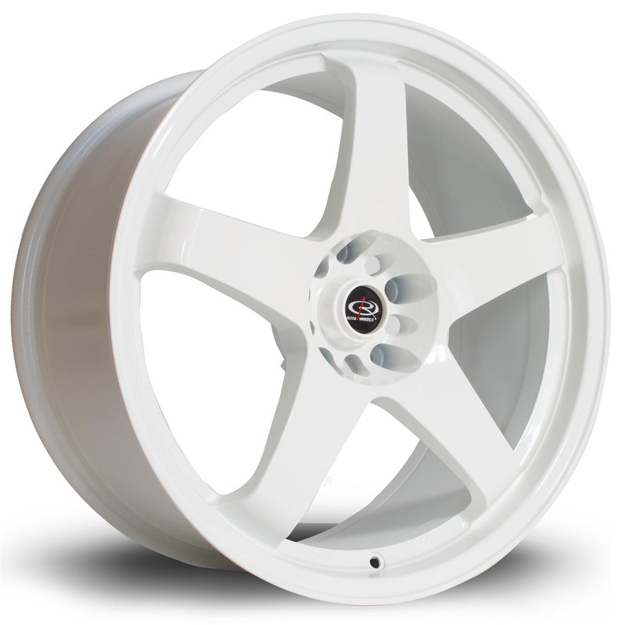 Rota GTR 19x9 ET20 5x114.3 73mm White (P45F9019D1P20PCWH0730) www.srbpower.com